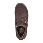 thumbnail: Skechers Easy Going gevoerde suède instappers bruin