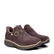 thumbnail: Skechers Easy Going gevoerde suède instappers bruin