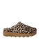 Rohde pantoffels met panterprint beige/zwart