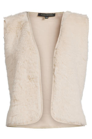 gilet beige met glitter