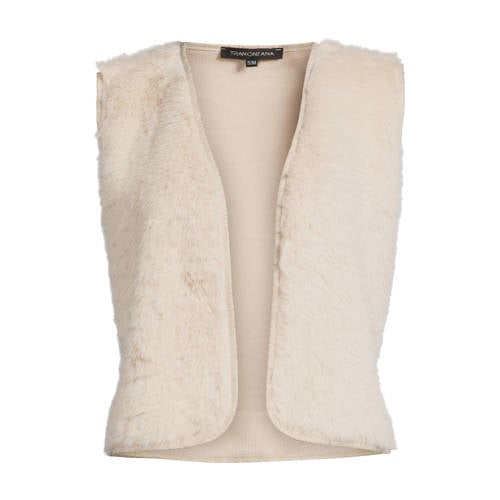 Tramontana gilet beige met glitter afbeelding