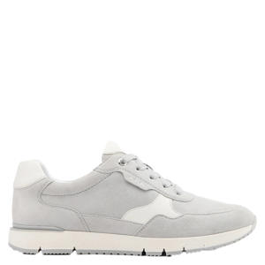 comfort leren sneakers grijs