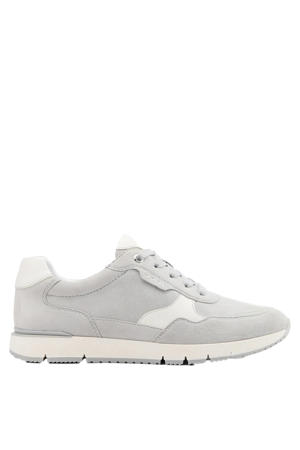 comfort leren sneakers grijs