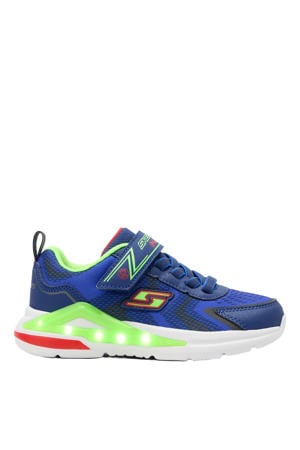 sneaker met lichtjes blauw/groen