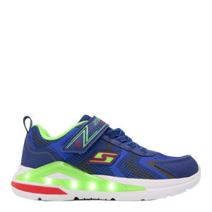 sneaker met lichtjes blauw/groen