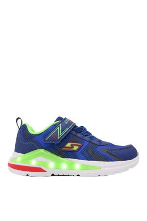 sneaker met lichtjes blauw/groen