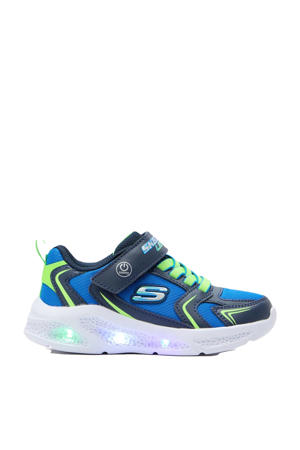 sneakers met lichtjes blauw/groen