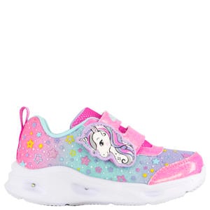 sneakers met lichtjes roze