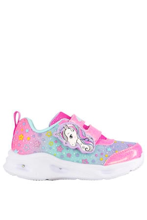 sneakers met lichtjes roze