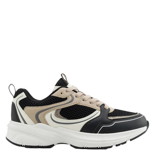 Graceland chunky sneakers zwart/beige afbeelding