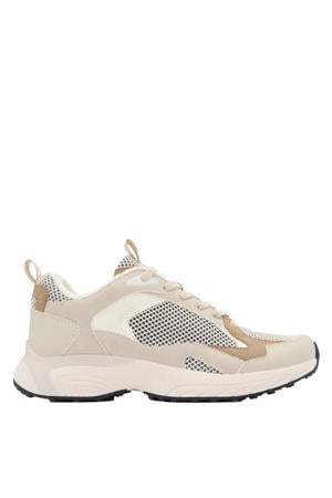 chunky sneakers beige