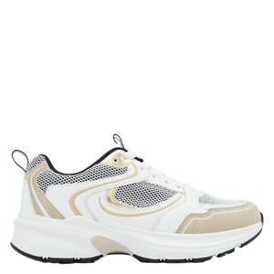 chunky sneakers wit/beige