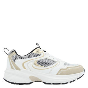chunky sneakers wit/beige