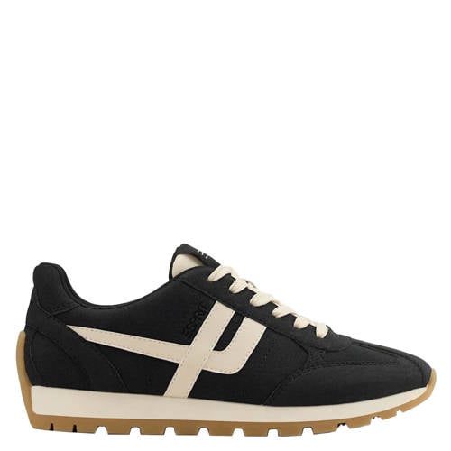 ESPRIT sneakers zwart/ecru afbeelding