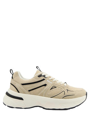 chunky sneakers beige