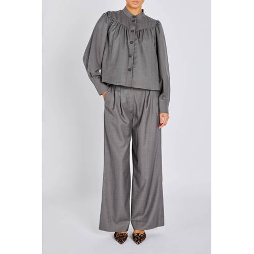 Bruuns Bazaar regular blazer grijs afbeelding