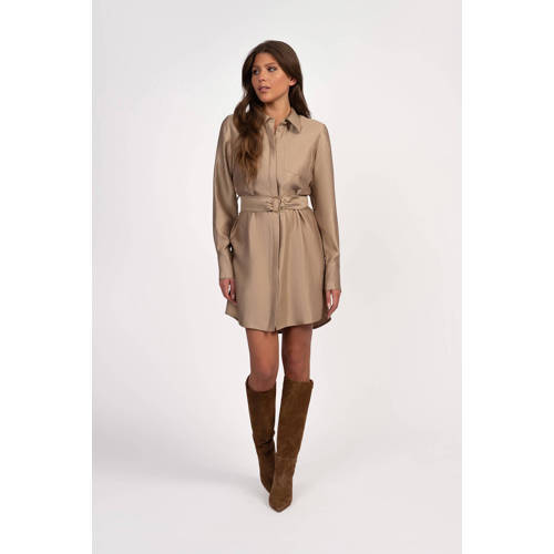 NIKKIE blousejurk zand afbeelding