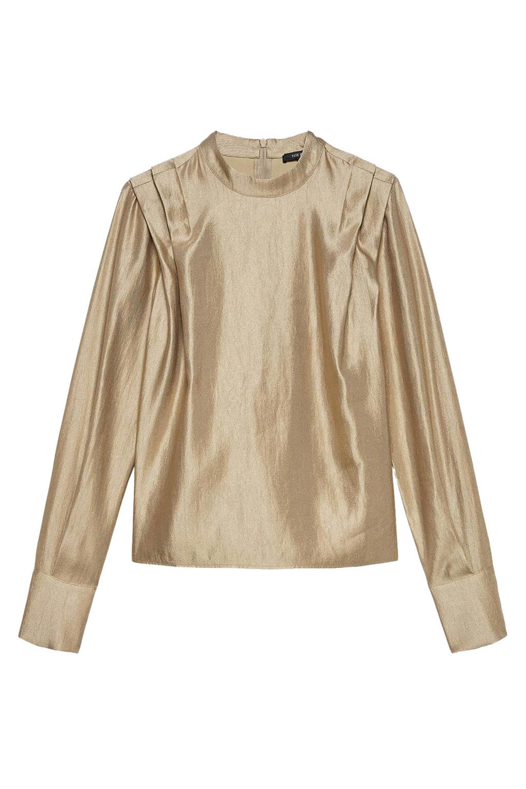 Ralph Lauren Blouse met metallic finish • Goud • de Bijenkorf