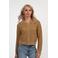 Fifth House gebreid vest camel met glitter