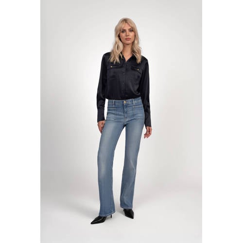Fifth House flared jeans medium blue denim afbeelding