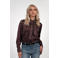 Fifth House blouse met stippen bruin