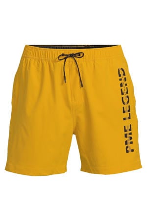 zwemshort met logo oranje