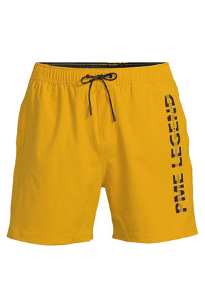 zwemshort met logo oranje