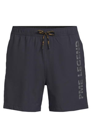 zwemshort met logo - donkergrijs
