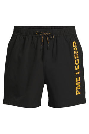 zwemshort met logo zwart