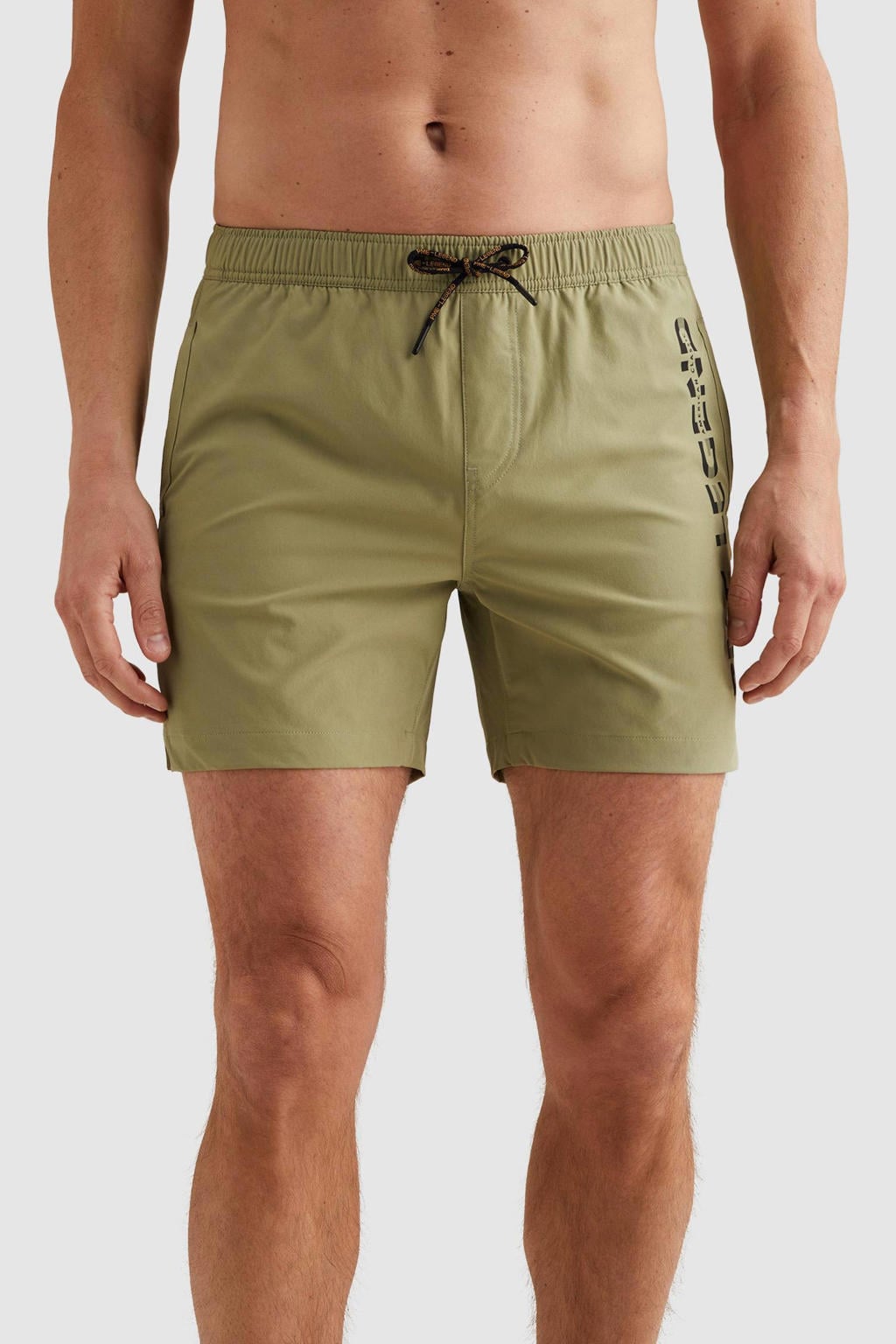 PME Legend zwemshort met logo olijfgroen