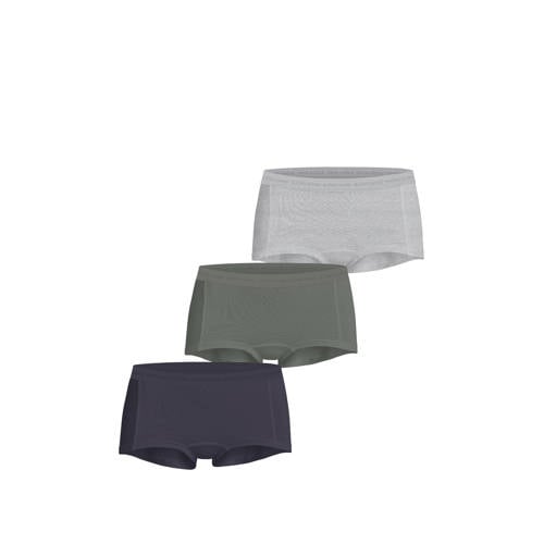 Björn Borg short (set van 3) grijs/groen/donkerblauw afbeelding