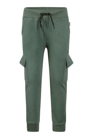 regular cargo broek donkergroen