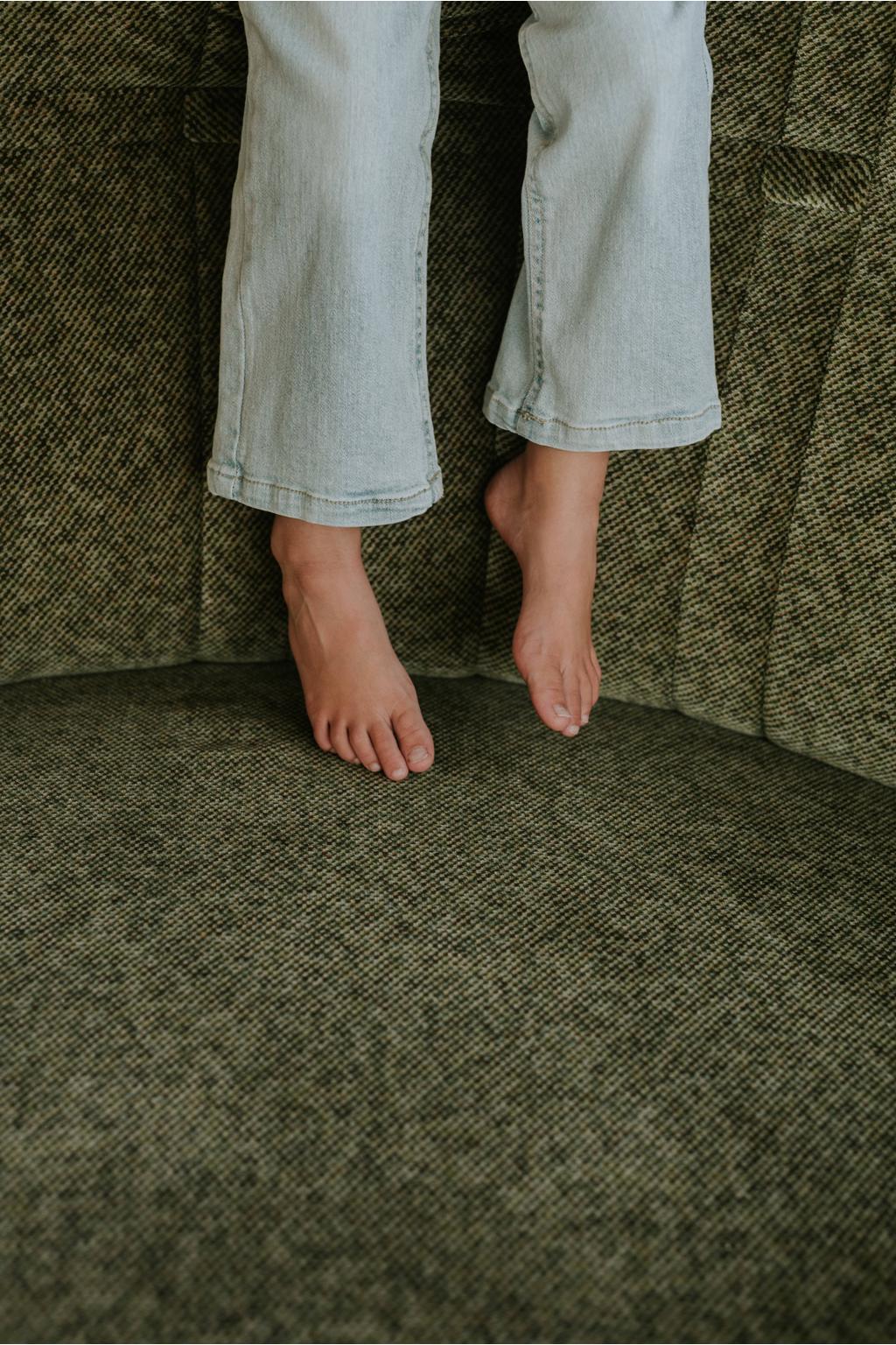 Light blue denim meisjes Koko Noko wide leg jeans van denim met rits- en knoopsluiting en effen