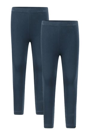 skinny legging - donkerblauw (set van 2)
