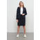 &Co Woman travelstof kokerrok marineblauw