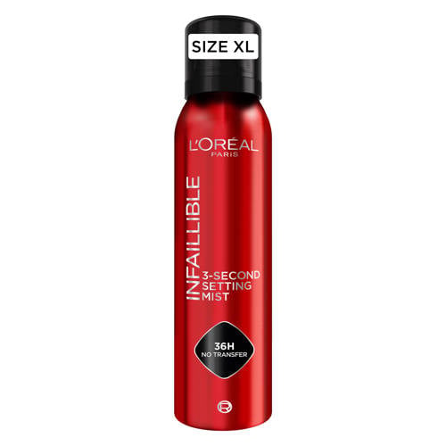 L'Oréal Paris Infaillible 3-second Setting Mist jumbo setting spray - 150 ml afbeelding