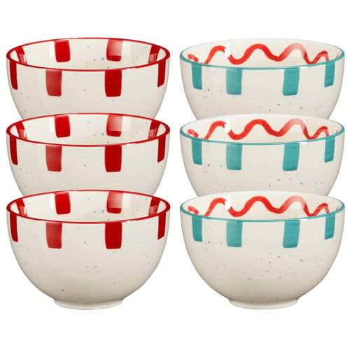 Mica Decorations kom Ariane (set van 6) (Ø10 cm) afbeelding