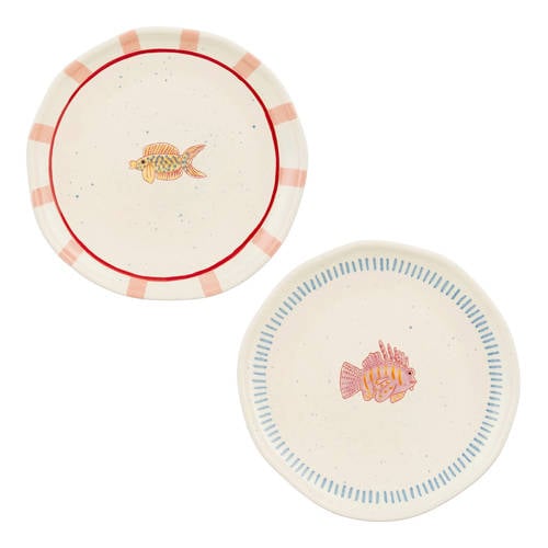 Mica Decorations dinerbord Ariane (set van 2) (Ø26.5 cm) afbeelding