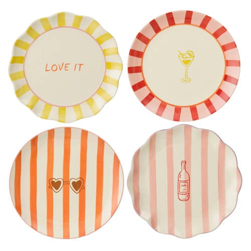 Mica Decorations dinerbord Mag (set van 4) (Ø26,5 cm) afbeelding