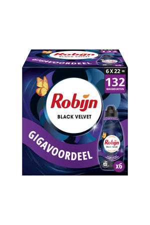 Black Velvet vloeibaar wasmiddel - 6 x 22 wasbeurten - 132 wasbeurten