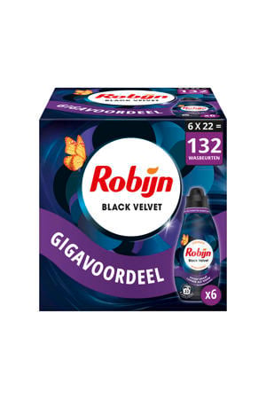 Black Velvet vloeibaar wasmiddel - 6 x 22 wasbeurten - 132 wasbeurten