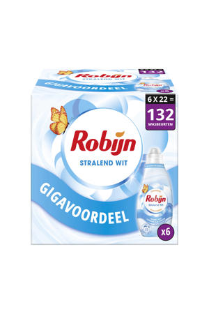 Stralend Wit vloeibaar wasmiddel - 6 x 22 wasbeurten - 132 wasbeurten