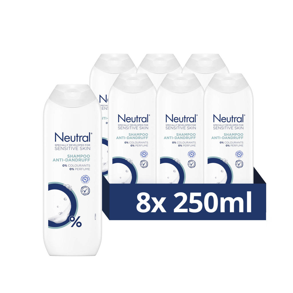 Neutral anti-roos shampoo - 8 x 250 ml