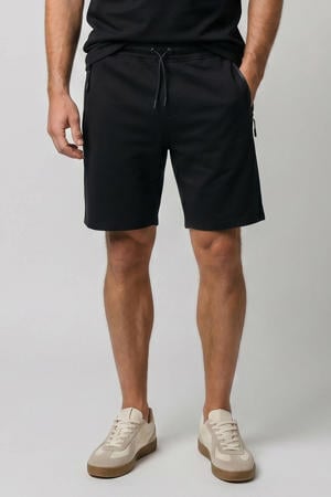 BRIYAM regular sweatshort zwart