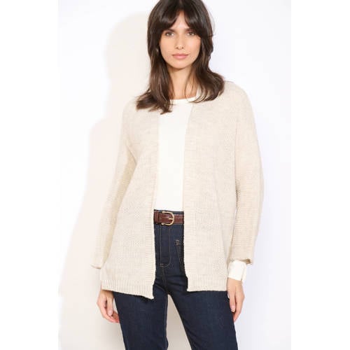 LOLALIZA gebreid vest beige afbeelding