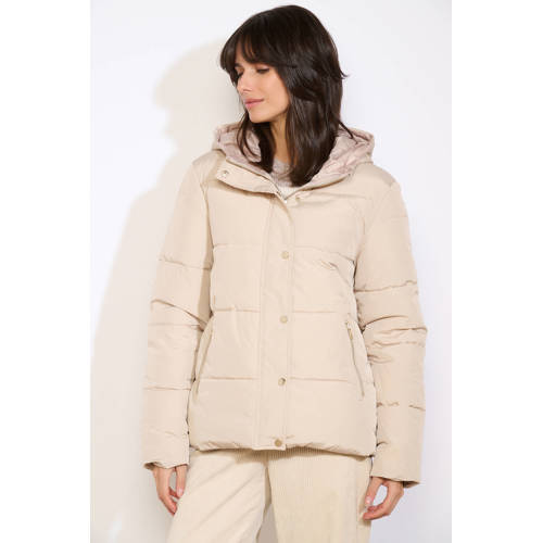 LOLALIZA gewatteerde jas beige afbeelding