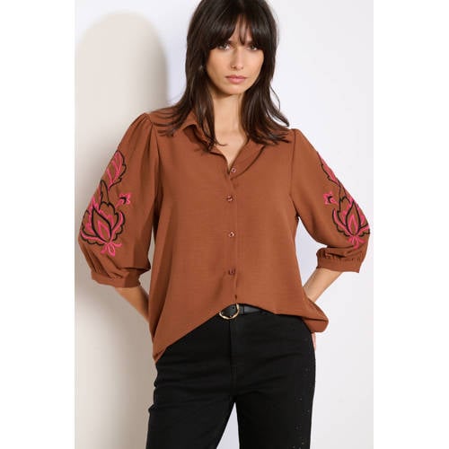 LOLALIZA blouse bruin afbeelding