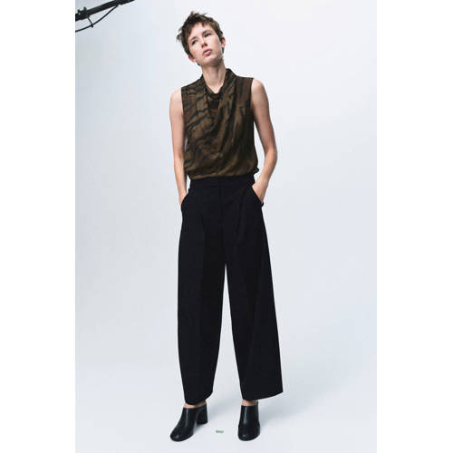 Mango top bruin afbeelding