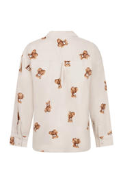 thumbnail: Hunkemöller flanellen pyjamatop beige