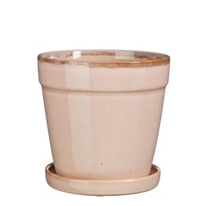 bloempot met schotel Clint (17x16,5 cm)